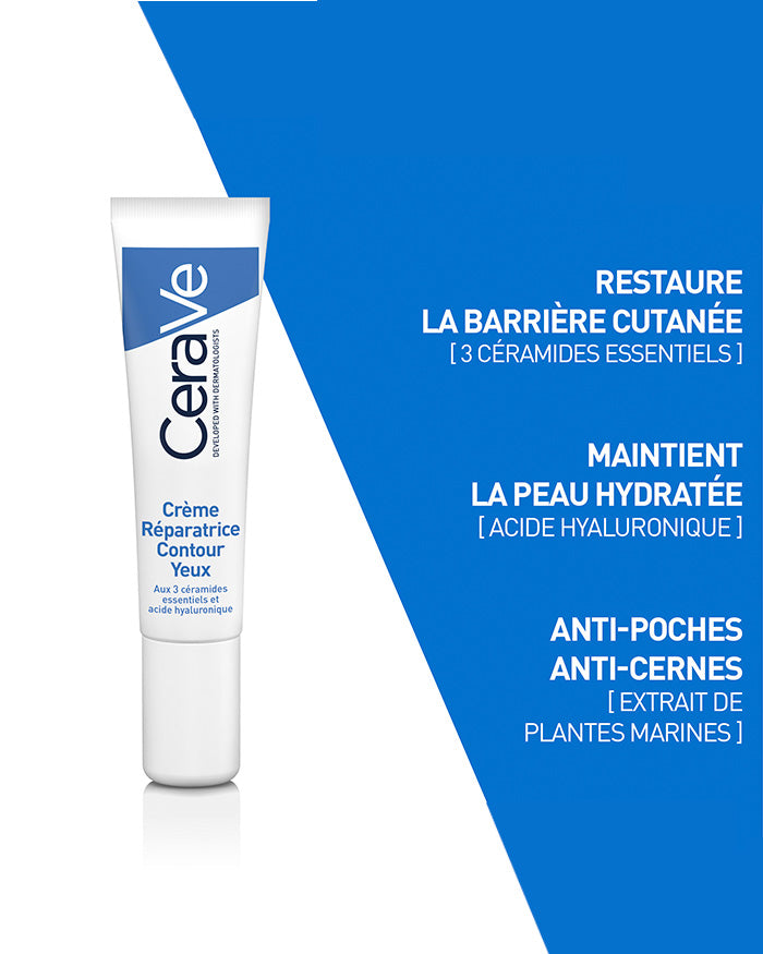CeraVe Crème Contour des Yeux 14ml – Cernes & Poches