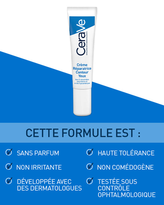 CeraVe Crème Contour des Yeux 14ml – Cernes & Poches