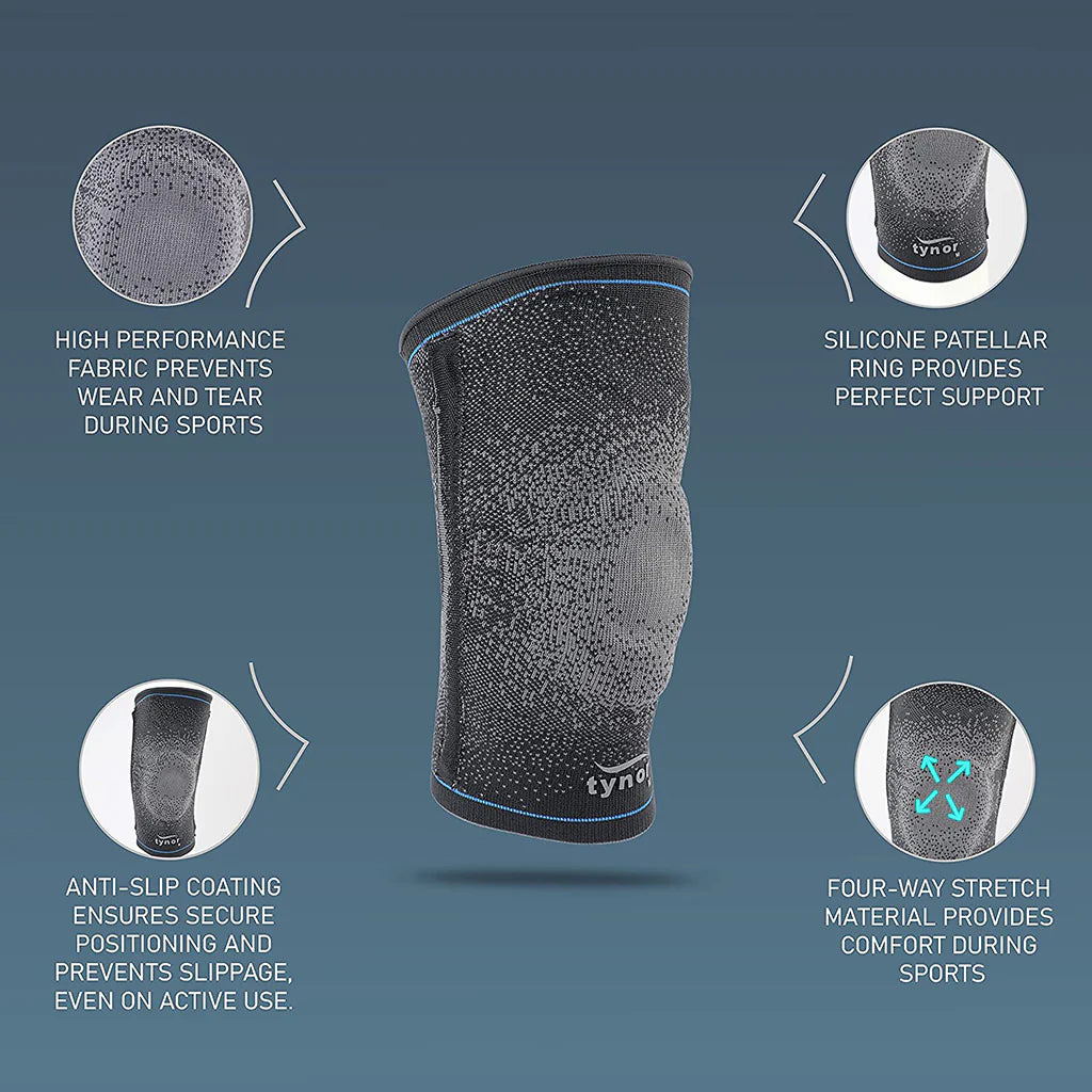 Tynor Genouillère Urbane D47 – Knee Support pour Stabilité et Confort