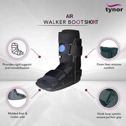 Tynor Botte de Marche Courte à Air D52 – Walker Boot Air (Short)