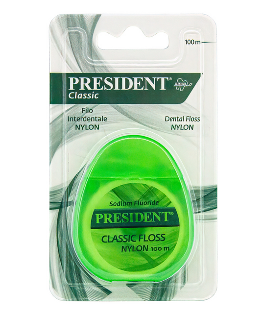 Président Fil Dentaire Classic 100m – Hygiène interdentaire complète