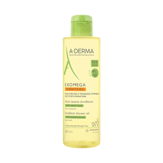 A-Derma Exomega Control Huile Lavante 500ml – Nettoyant Relipidant Corps & Visage