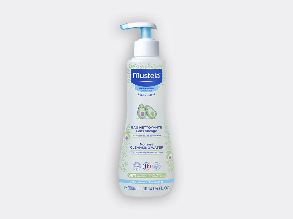 MUSTELA Eau nettoyante bébé sans rinçage à l'avocat BIO 300ML