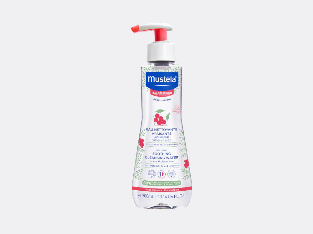 MUSTELA Eau nettoyante apaisante sans rinçage au schisandra BIO 300ML
