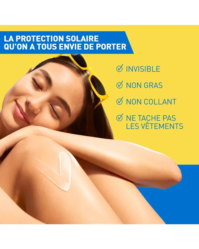CeraVe Lait Solaire Invisible Hydratant SPF50+ Haute Protection