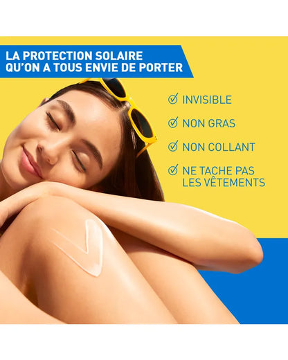 CeraVe Lait Solaire Invisible Hydratant SPF50+ Haute Protection