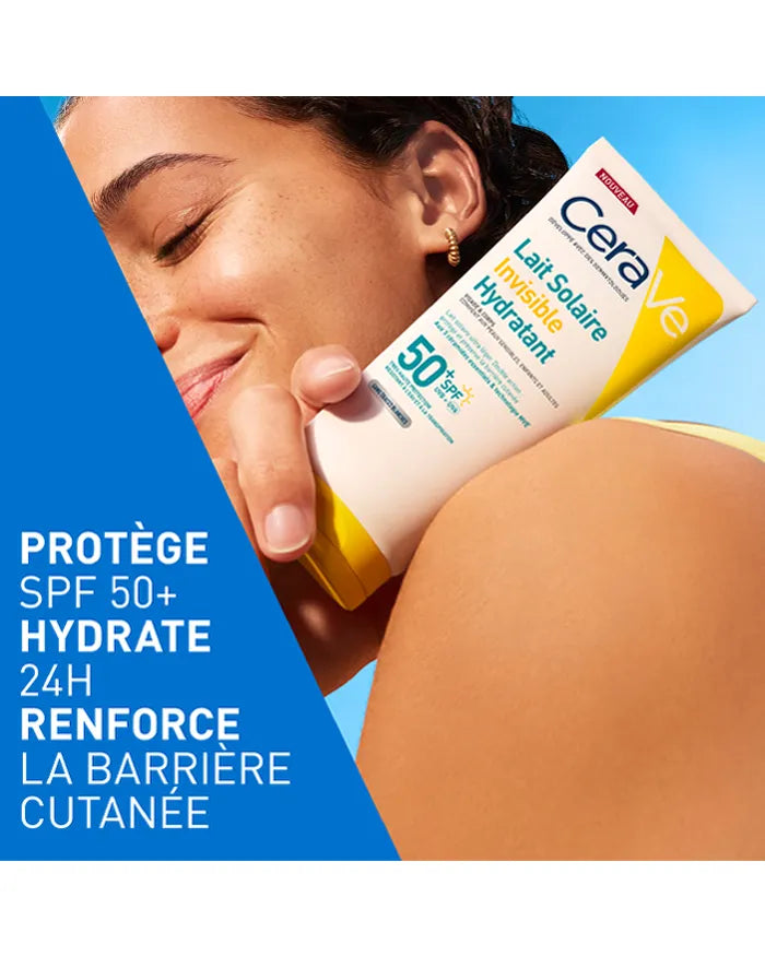 CeraVe Lait Solaire Invisible Hydratant SPF50+ Haute Protection