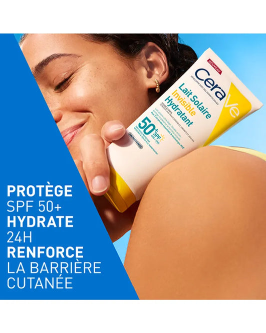 CeraVe Lait Solaire Invisible Hydratant SPF50+ Haute Protection