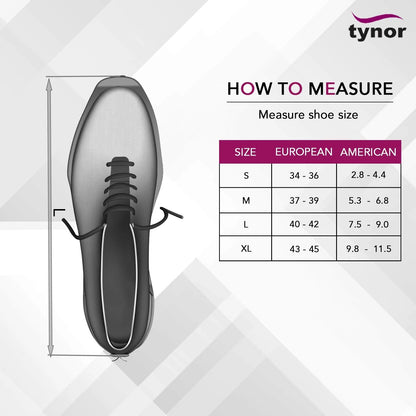 Tynor Attelle Anti-Équin avec Doublure D43 – Foot Drop Splint with Liner