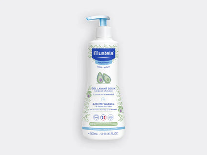MUSTELA Gel Lavant Doux Bébé à l'avocat BIO 400ML
