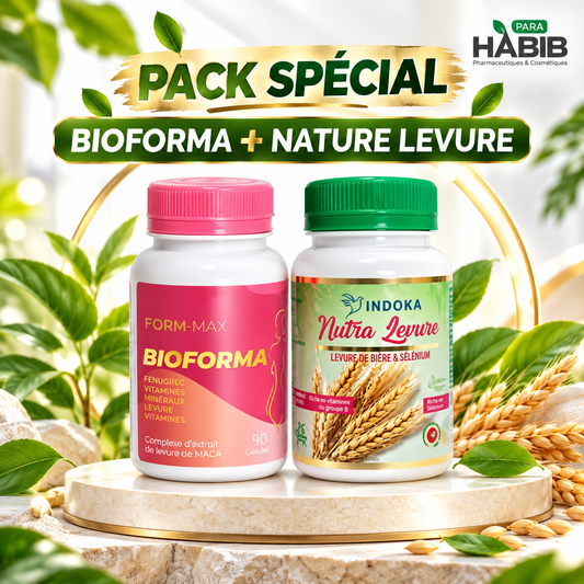Indoka Pack Duo Vitality Bioforma + Levure de Bière