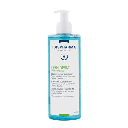 ISISPHARMA Teen Derm Gel Sensitive 400ml – Gel doux peau sensible