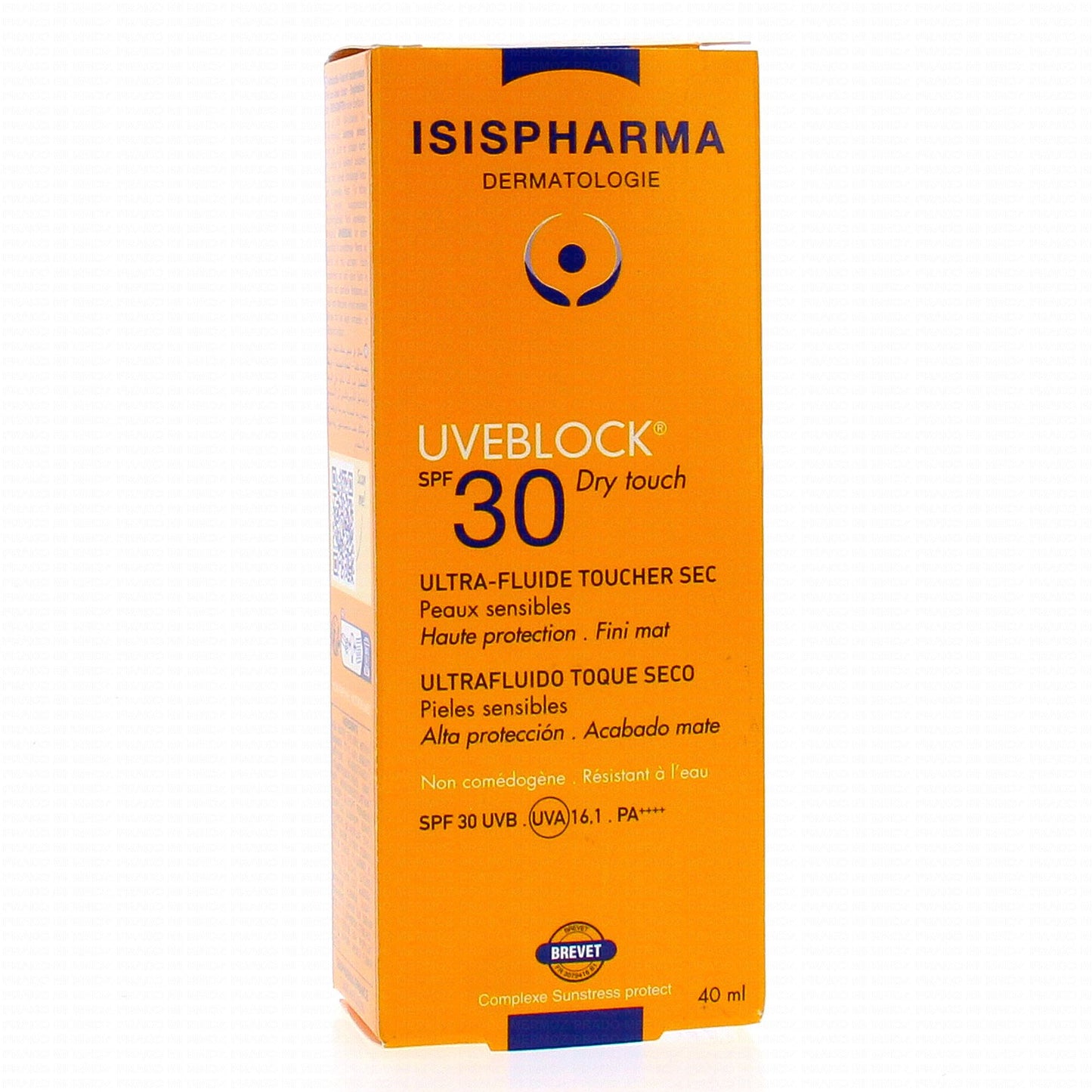ISISPHARMA Pack Promo Uveblock 30 Dry Touch Invisible 1+1 – Protection solaire SPF30