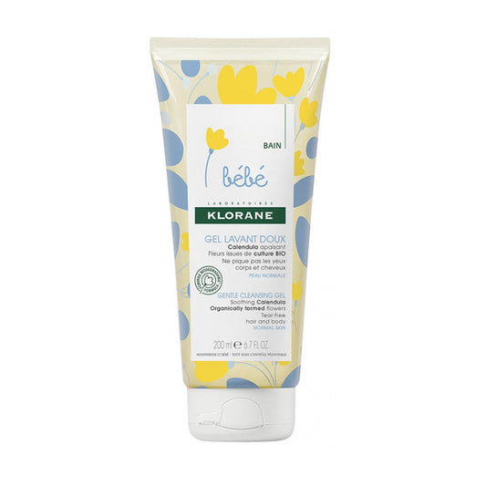 Klorane BB Gel Lavant 200ml – Nettoyant Bébé Haute Tolérance