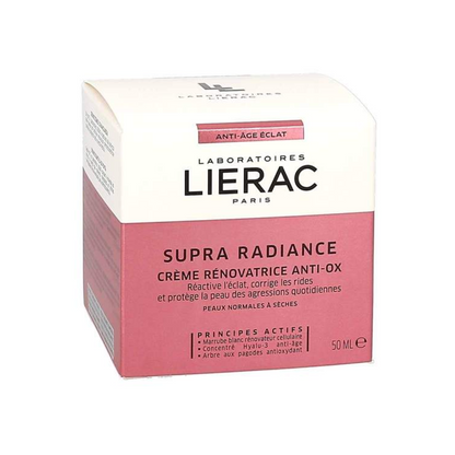 LIERAC Supra Radiance Crème Rénovatrice Anti-ox – Jour 50ml