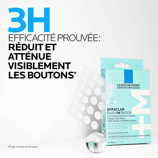 La Roche-Posay Effaclar Patch Anti-Imperfections DUO+M | 22 Patchs