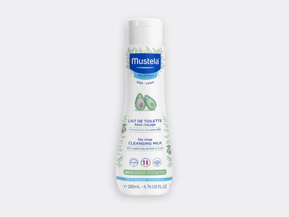 MUSTELA Lait de toilette sans rinçage à l'avocat BIO