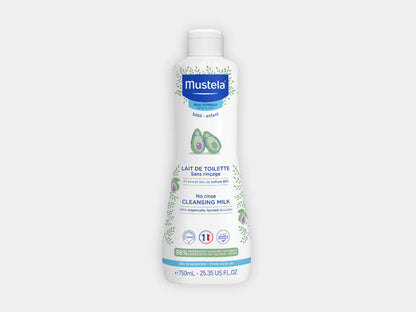 MUSTELA Lait de toilette sans rinçage à l'avocat BIO