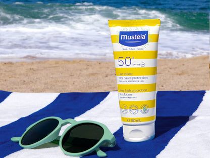 MUSTELA Lait Solaire très haute protection SPF 50+