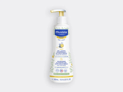 MUSTELA Gel lavant nourrissant au Cold Cream à la cire d'abeille BIO 300ML