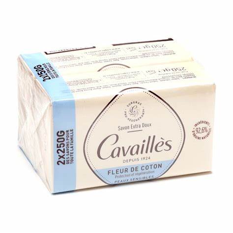 Rogé Cavaillès Savon Parfumé Fleur de Coton 250g x2
