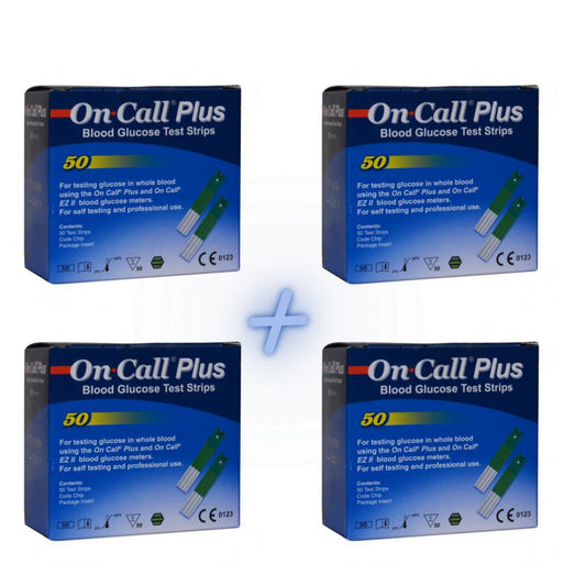 On Call Plus PACK 200 bandelettes de test de la glycémie