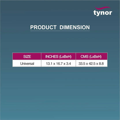 Tynor Coussin Orthopédique Ergonomique – Siège Confort Coccyx & Bas du Dos H23