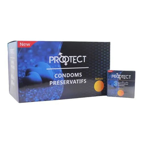 Protect 48 Boîtes de 3 Préservatifs Nature – Pack Familial Protection