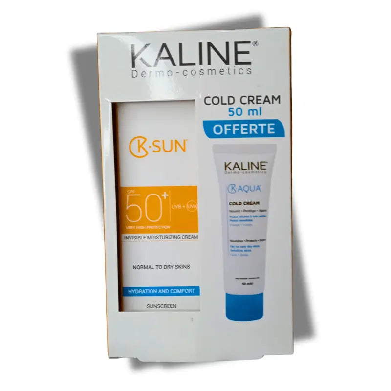 KALINE ECRAN SOLAIRE + CREME HYDRATANT 