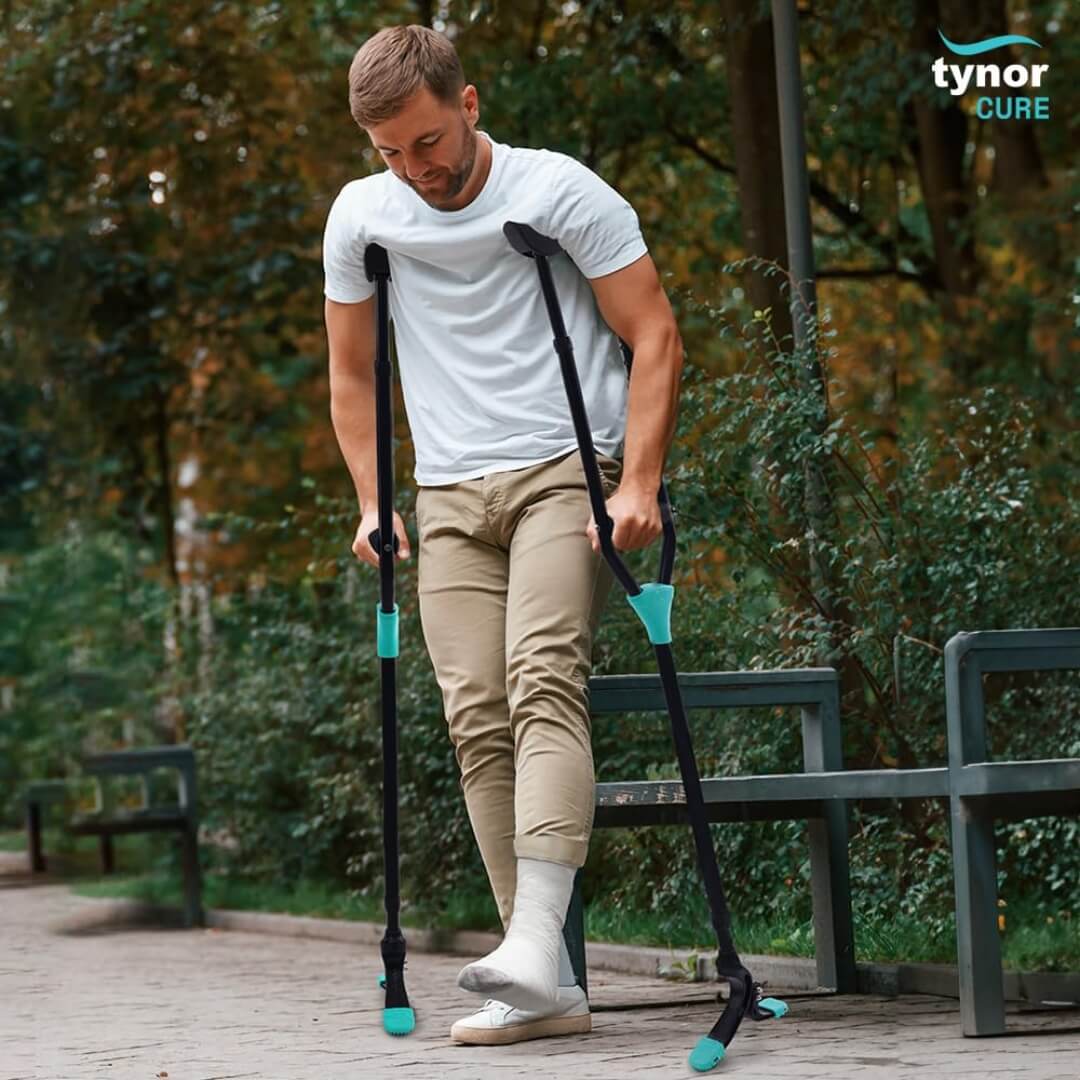 Tynor Béquille Axillaire Skipper L49 – Durable et Ajustable