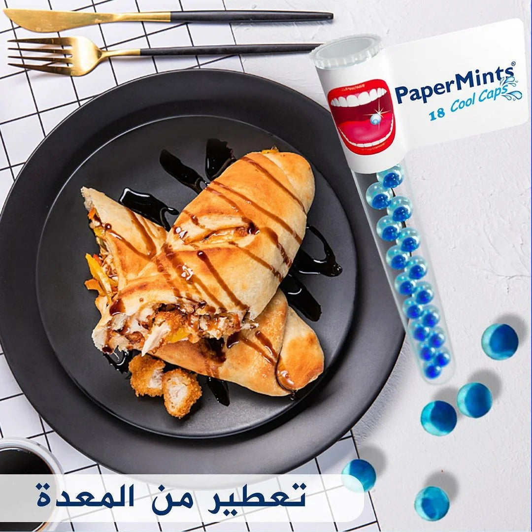 PAPERMINTS Cool Caps Menthe 18 Unités