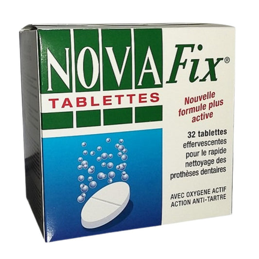 Novafix Tablettes Nettoyantes – Hygiène Prothèses Dentaires