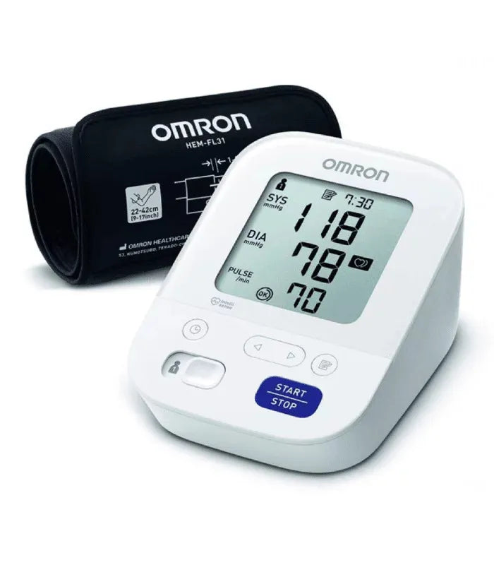 Tensiomètre Bras OMRON M3 Comfort – Précision Clinique & Brassard Intelli Wrap