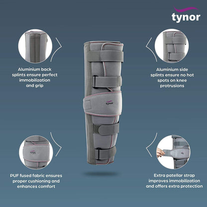 Tynor Immobilisateur de Genou 48cm D11 – Knee Immobilizer 19"