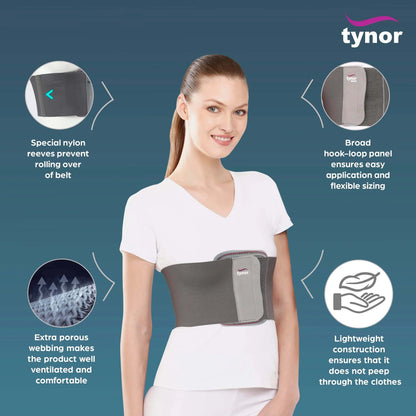 Tynor Ceinture Thoracique A09 – Fractures Côtes, Sternum & Soutien Post-Chirurgie