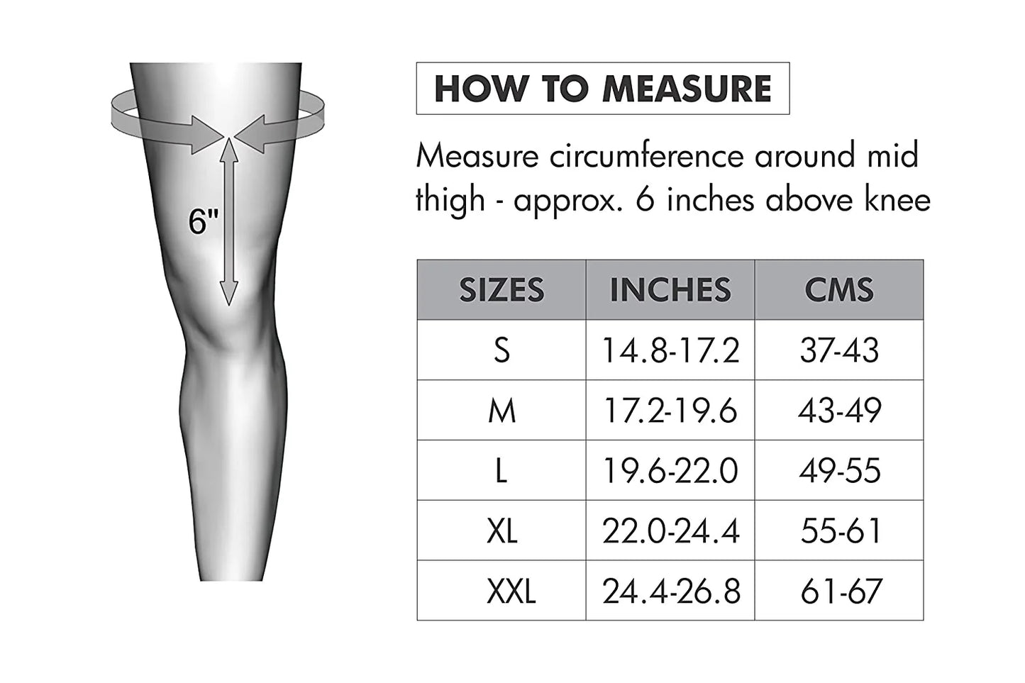 Tynor Genouillère Élastique avec Charnières D08 – Elastic Knee Support Brace