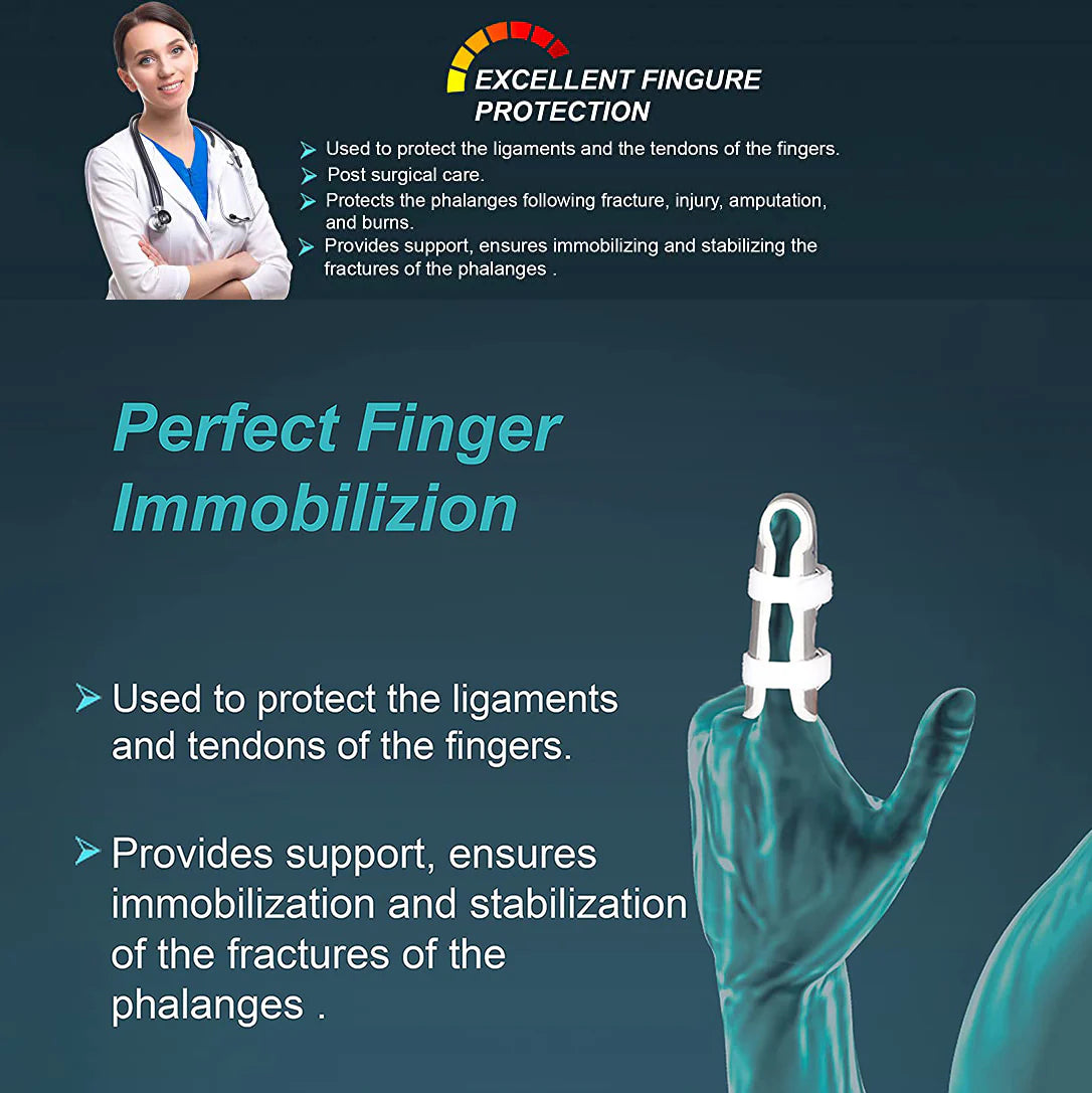 Tynor Attelle Doigt F02 – Finger Cot Splint pour Immobilisation & Protection