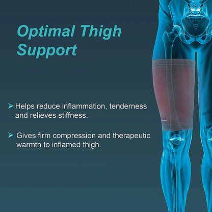 Tynor Support Cuisse & Ischio-Jambiers D14 – Thigh/Hamstring Support Sans Latex