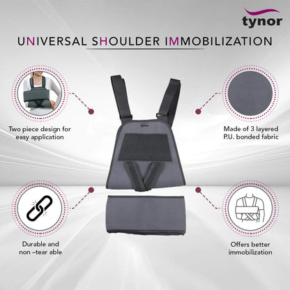 Tynor Immobilisateur d’Épaule Universel C02 – Universal Shoulder Immobilizer