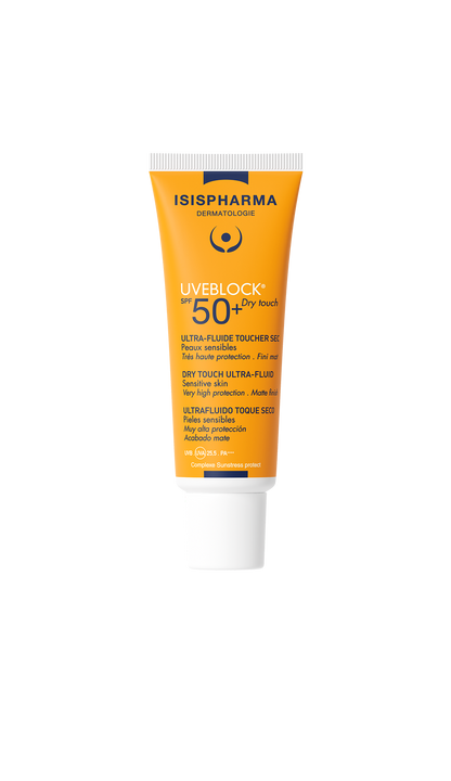 ISISPHARMA Pack Uveblock 50 Dry Touch Teinte Medium + Teen Derm Gel 40ml – Protection & soin