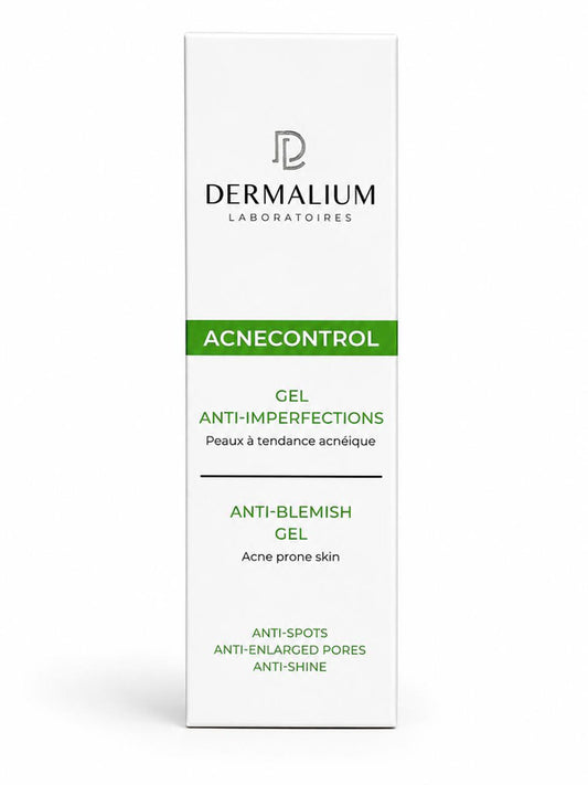 Dermalium Acnecontrol Gel Anti-Imperfections Peaux Grasses à Tendance Acnéique 50ml