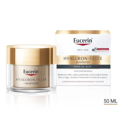 Eucerin Hyaluron-Filler + Elasticity Crème Nuit 50ml – Anti-Rides & Fermeté