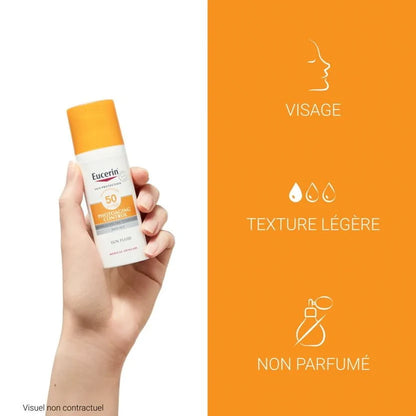 Eucerin Fluide Anti-Âge SPF50+ 50ml – Protection Solaire & Soin Anti-Rides
