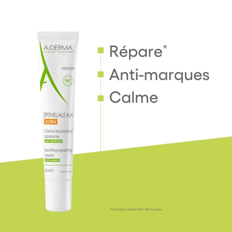 A-Derma Epitheliale AH Duo Crème 40ml – Réparatrice Post-acte Dermatologique