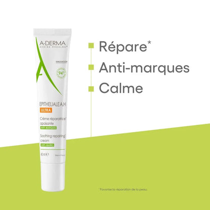 A-Derma Epitheliale AH Duo Crème 40ml – Réparatrice Post-acte Dermatologique