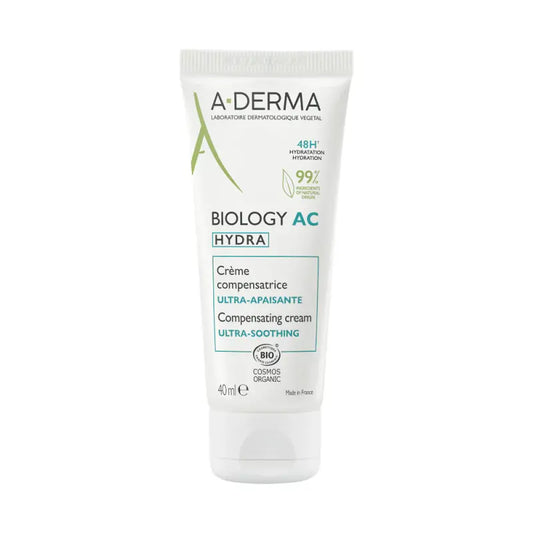 A-Derma Phys-AC Crème Hydratante Bio 40ml – Soin Apaisant Peaux À Imperfections