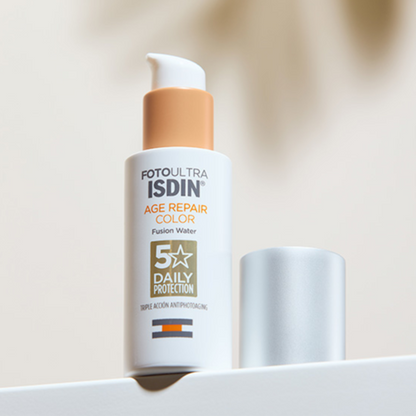 ISDIN Fotoultra Age Repair Color SPF50 – Fluide Anti-Âge Teinté 50ml