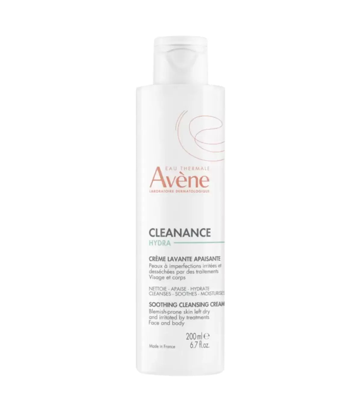 Avène Cleanance Crème Lavante Hydratante 200ml – Nettoyant Doux & Purifiant