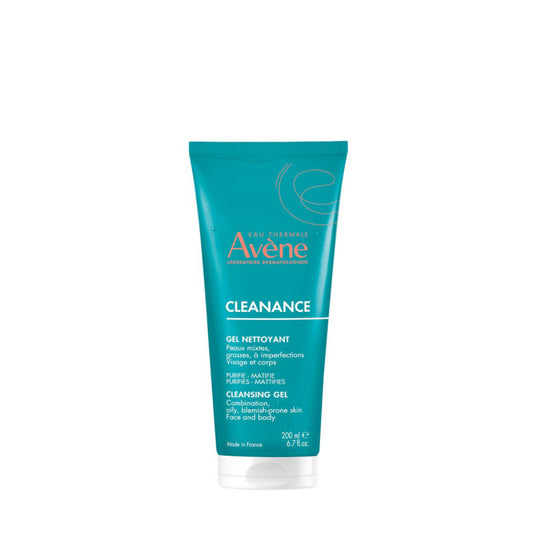 Avène Cleanance Gel Nettoyant 200ml – Purifiant Peaux Grasses & Acnéiques