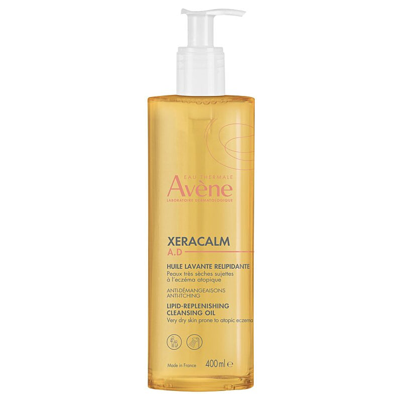 Avène XeraCalm A.D Huile Lavante Relipidante 400ml – Nettoyante & Apaisante